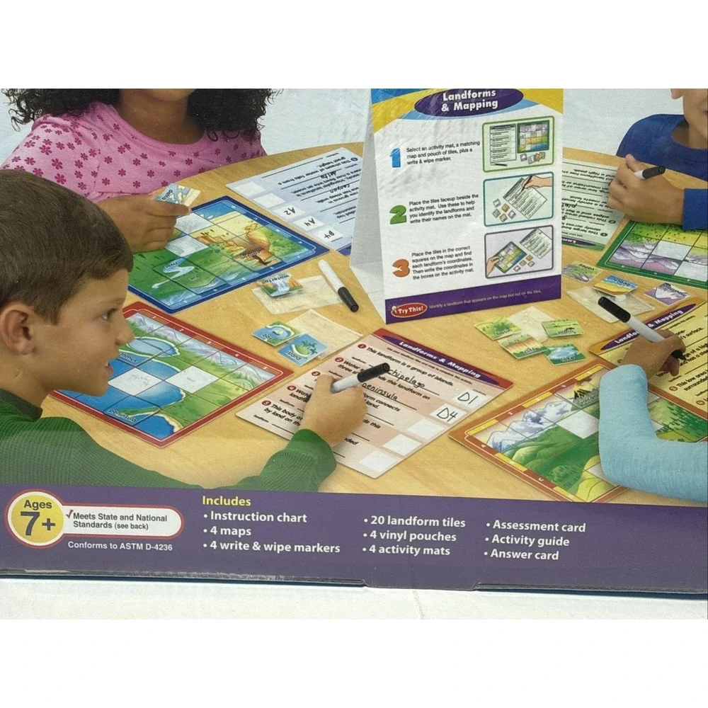 Lakeshore Social‎ Studies Instant Learning Center Landforms & Mapping Grades 2-3